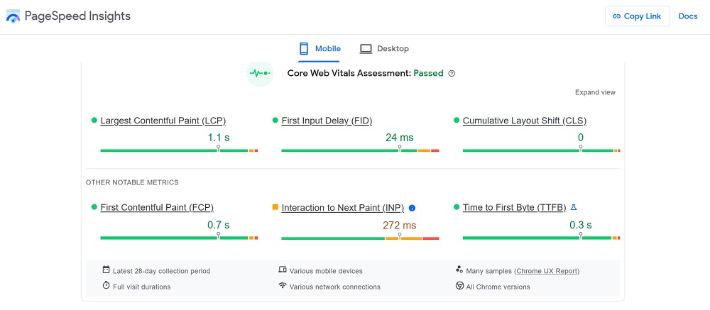 Optimizare viteză de încărcare website