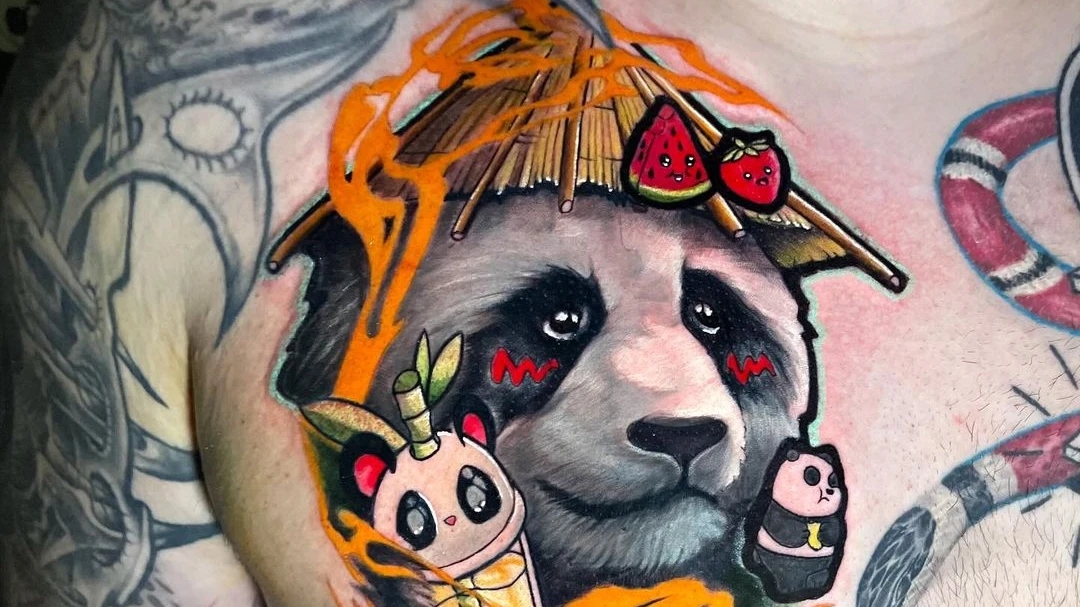 Tatuaje cu panda